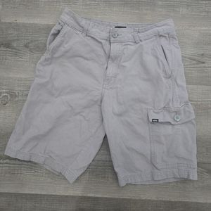 Men's Vans cargo shorts, grey size 30